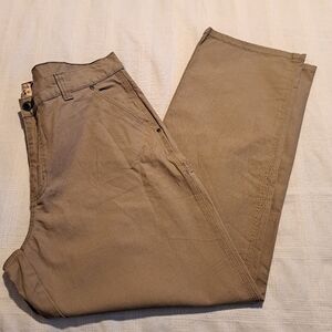 Red Head men's size 42 x 34 canvas utility pants khaki, New